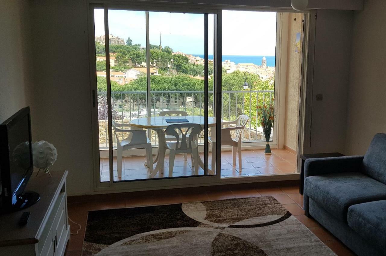3Amb31 - Studio Pour 3 Personnes Avec Magnifique Vue Sur La Baie Collioure Luaran gambar